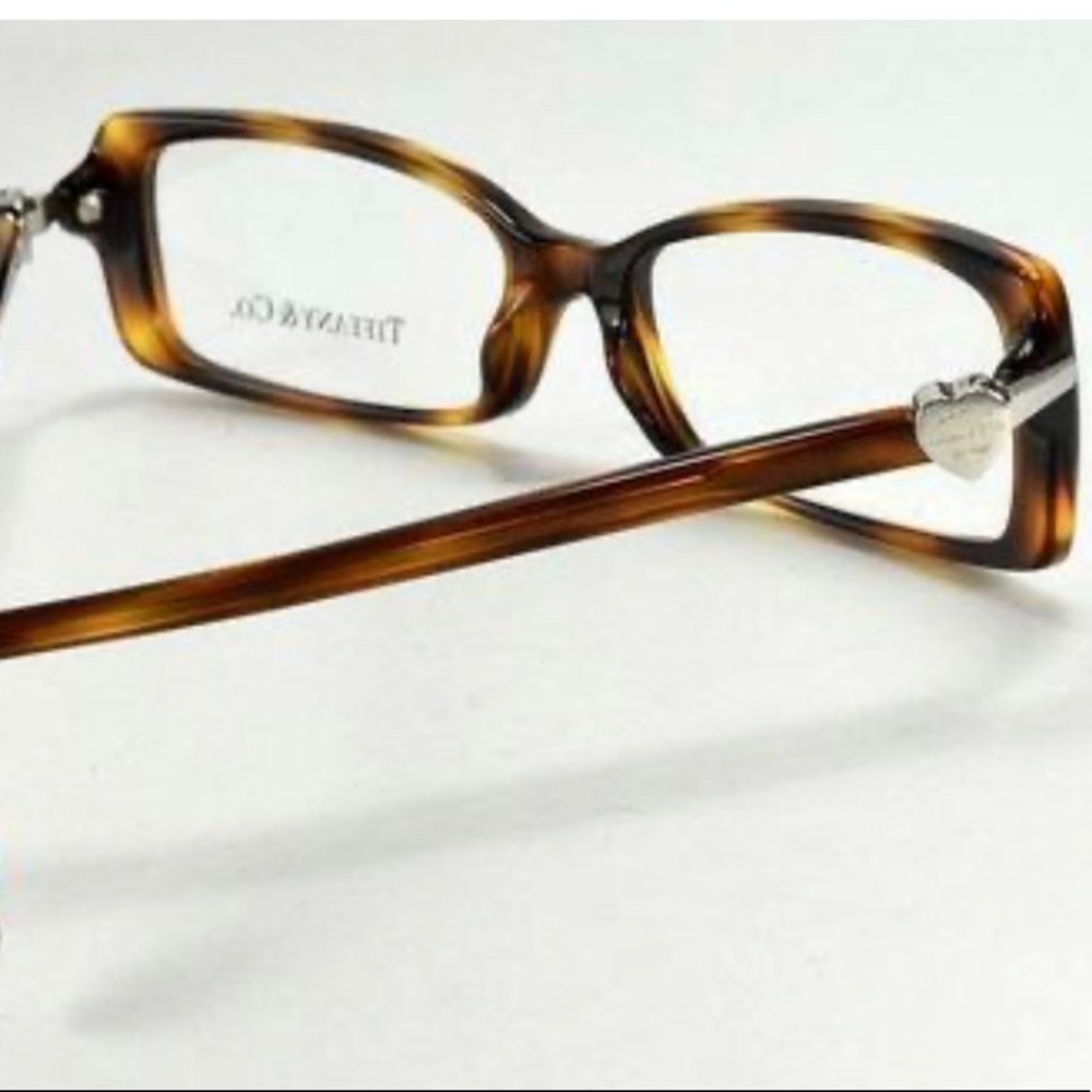 Tiffany’s Havana rectangular framed eyeglasses TF2035 Havana